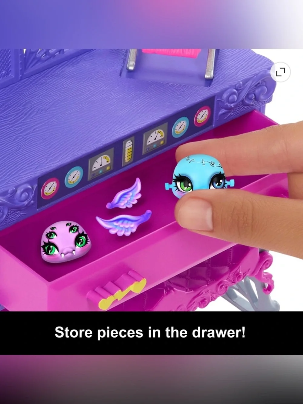 Mattel Monster High Frankie Stein Make-a-Monster Pet Doll Playset New